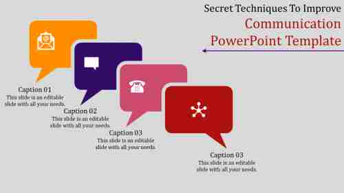 communication powerpoint template-Secret Techniques To Improve Communication Powerpoint Template